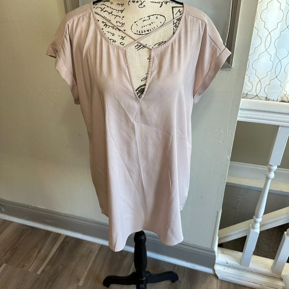 Light pink blouse- Express- Size Large